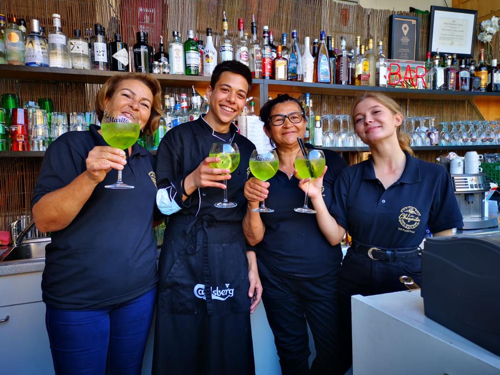 Von Gin Tonic, über Mojito zu Aperol: Da La Chiquita Team zaubert frische Cocktails für tolle Momente.